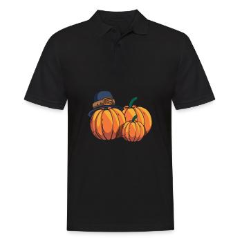Thanksgiving Hat - Men's Polo Shirt - black - Front - Kai (181cm)