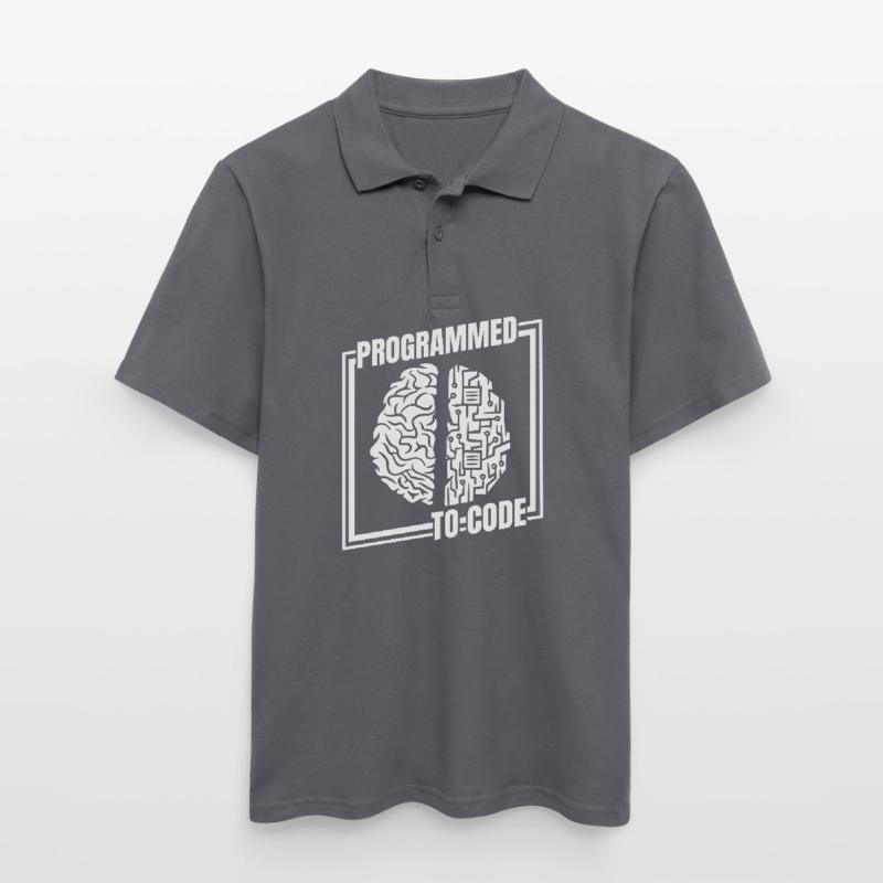 Developer Coder Programmer Funny Men's Polo Shirt