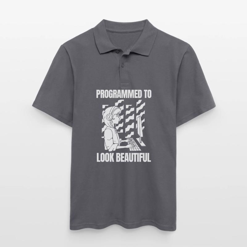 Developer Coder Programmer Beautiful Men's Polo Shirt