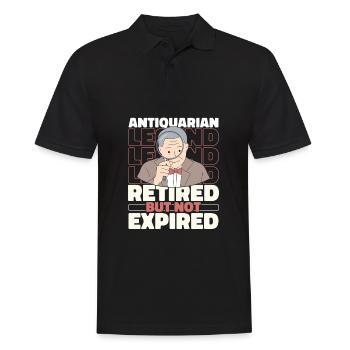 Antiques Antique dealers in retirement - Men's Polo Shirt - black - Front - Kai (181cm)