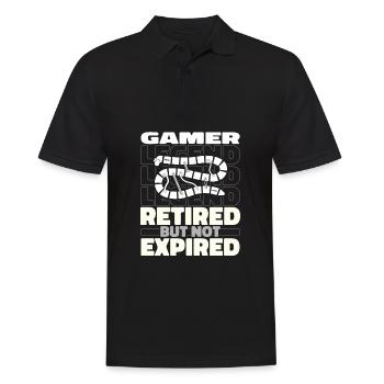 Board game Board game in retirement - Men's Polo Shirt - black - Front - Kai (181cm)