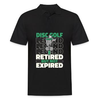 Frisbee Golf Disc Golf Retiré - Polo Homme - noir - Devant - Kai (181cm)