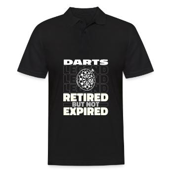 Retired Darts Darts Player - Men's Polo Shirt - black - Front - Kai (181cm)
