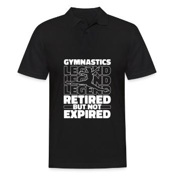 Rsg Turnen Sportgymnastik Rentner - Männer Poloshirt - Schwarz - Vorne - Kai (181cm)
