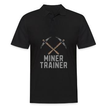 Engineer Mining Engineer - Men's Polo Shirt - black - Front - Kai (181cm)
