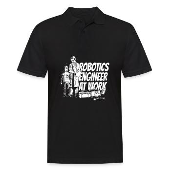 Robotics Ai Robot - Men's Polo Shirt - black - Front - Kai (181cm)