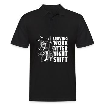 Krankenschwester Halloween - Männer Poloshirt - Schwarz - Vorne - Kai (181cm)