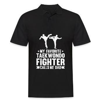 Taekwondo Père Taekwondo - Polo Homme - noir - Devant - Kai (181cm)
