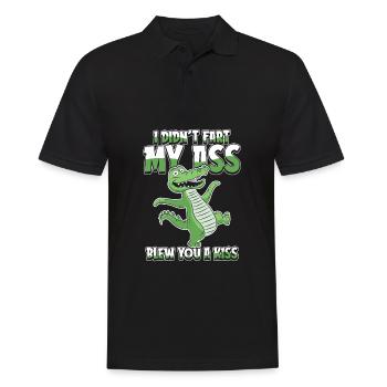 Crocodile Alligator - Polo Homme - noir - Devant - Kai (181cm)