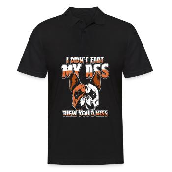Bouledogue français - Polo Homme - noir - Devant - Kai (181cm)