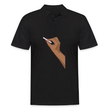 Teacher Pedagogue - Men's Polo Shirt - black - Front - Kai (181cm)