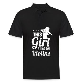 Violon Fille - Polo Homme - noir - Devant - Kai (181cm)