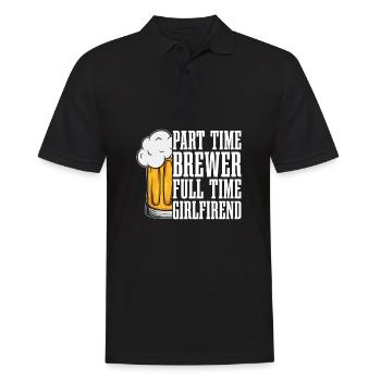 Bière artisanale Bière artisanale Bière Petite amie - Polo Homme - noir - Devant - Kai (181cm)