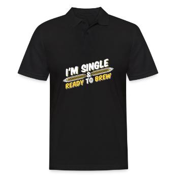 Bière artisanale Bière artisanale Orge - Polo Homme - noir - Devant - Kai (181cm)