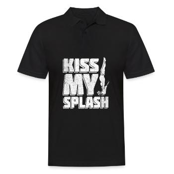 Diving Diving Spraying - Men's Polo Shirt - black - Front - Kai (181cm)