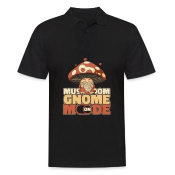 Cueilleurs de champignons Champignons Nain de champignons - Polo Homme - noir - Devant - Kai (181cm)