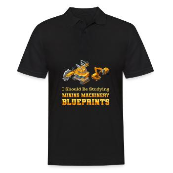 Engineer Mining Engineer - Men's Polo Shirt - black - Front - Kai (181cm)