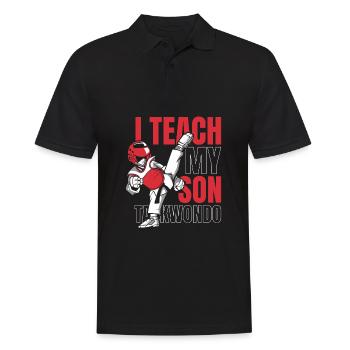 Taekwondo Père Taekwondo - Polo Homme - noir - Devant - Kai (181cm)