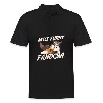 Furry Fandom Fursuits manquant - Polo Homme - noir - Devant - Kai (181cm)