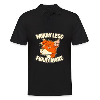 Furry Fandom Fursuits Fox - Polo Homme - noir - Devant - Kai (181cm)