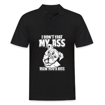 Boxer Hund Deutscher Boxer - Männer Poloshirt - Schwarz - Vorne - Kai (181cm)