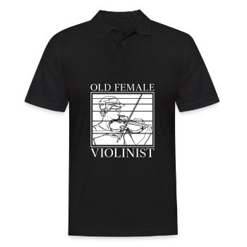 Violon Violon Femelle - Polo Homme - noir - Devant - Kai (181cm)