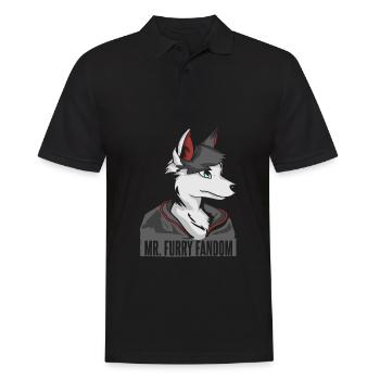 Furry Fandom Fursuits - Polo Homme - noir - Devant - Kai (181cm)