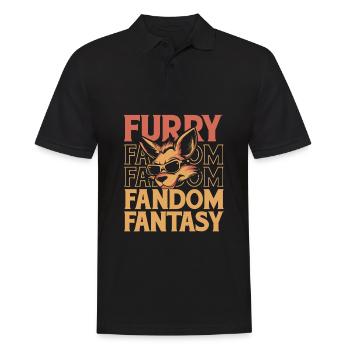 Furry Fandom Fursuits - Polo Homme - noir - Devant - Kai (181cm)