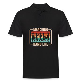 Fan Parade Brass Band Fanfare - Polo Homme - noir - Devant - Kai (181cm)