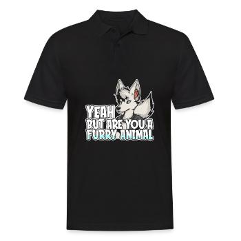 Furry Fandom Fursuits - Polo Homme - noir - Devant - Kai (181cm)