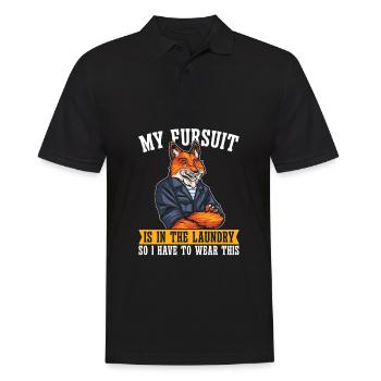 Furry Fandom Fursuits Drôle - Polo Homme - noir - Devant - Kai (181cm)