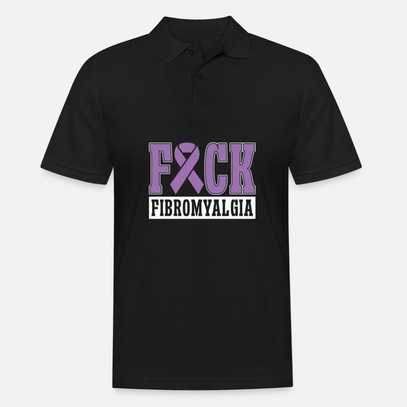 Fibromyalgie Rhumatisme - Polo Homme - noir