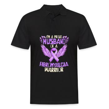 Fibromyalgie rhumatisme mari - Polo Homme - noir - Devant - Kai (181cm)