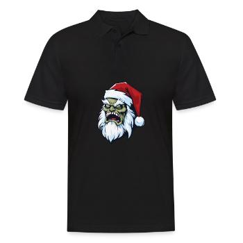 Zombie Halloween - Polo Homme - noir - Devant - Kai (181cm)