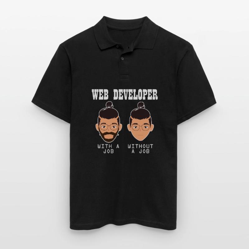 Web Developer Web Developer Funny Men's Polo Shirt