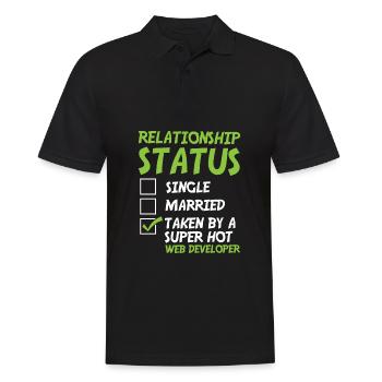 Web Entwickler Webdeveloper Witzig - Männer Poloshirt - Schwarz - Vorne - Kai (181cm)