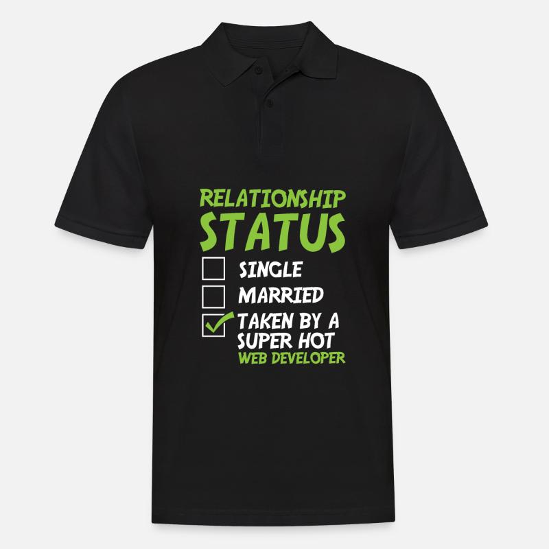 Web Developer Web Developer Funny - Men's Polo Shirt - black