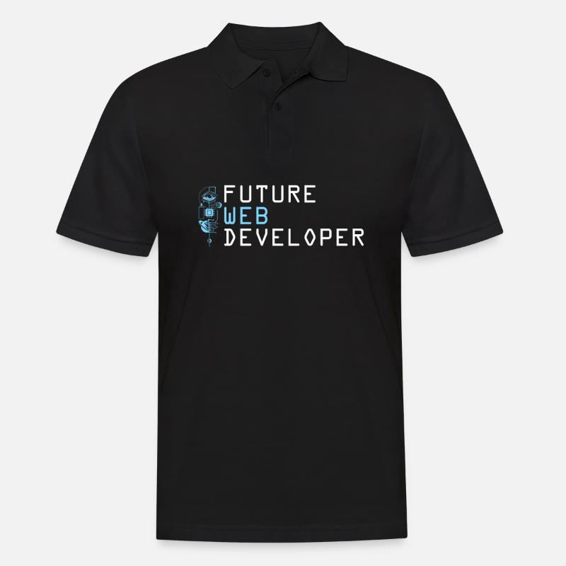 Web Developer Web Developer - Men's Polo Shirt - black