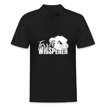 Putois furet mignon - Polo Homme - noir - Devant - Kai (181cm)