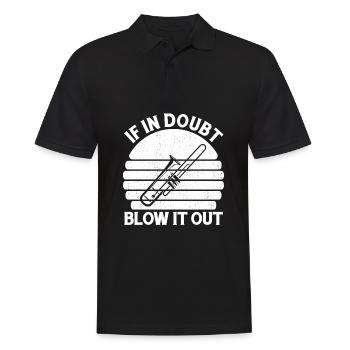 Spielmannszug Trombone Funny - Men's Polo Shirt - black - Front - Kai (181cm)