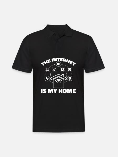 Web Entwickler Webdeveloper Internet - Männer Poloshirt - Schwarz