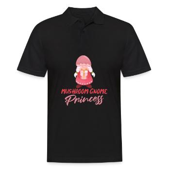 Cueilleurs de champignons Champignons Princess Mushroom Nain - Polo Homme - noir - Devant - Kai (181cm)