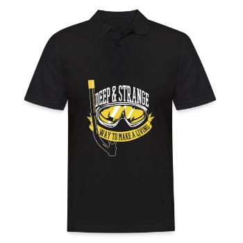 Diving Diver Funny Commercial Diving - Men's Polo Shirt - black - Front - Kai (181cm)