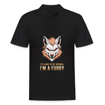 Furry Fandom Fursuits Cool - Polo Homme - noir - Devant - Kai (181cm)