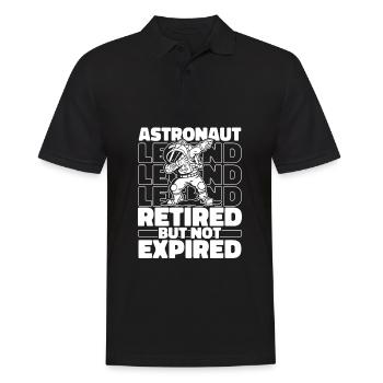 Astronaut, astronaut, astronaut, retired cosmonaut - Men's Polo Shirt - black - Front - Kai (181cm)