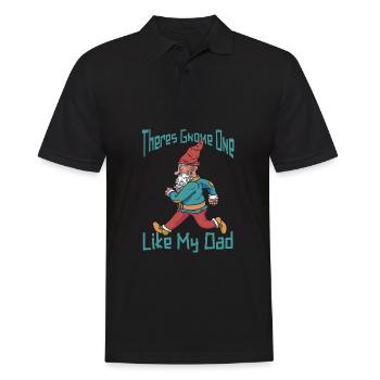 Cueilleurs de champignons Père Nain de champignons - Polo Homme - noir - Devant - Kai (181cm)