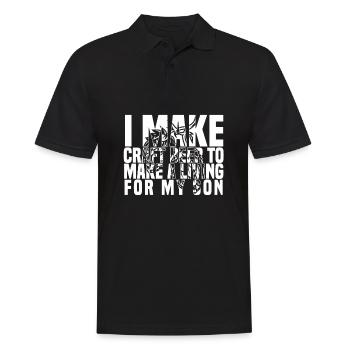 Craft Beer Bier Craftbier - Men's Polo Shirt - black - Front - Kai (181cm)