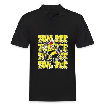 Zombie Halloween Bee - Men's Polo Shirt - black - Front - Kai (181cm)