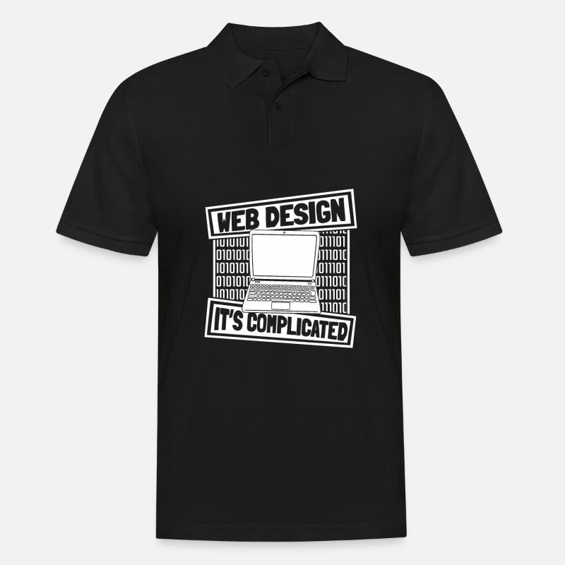 Web Entwickler Webdeveloper - Männer Poloshirt - Schwarz