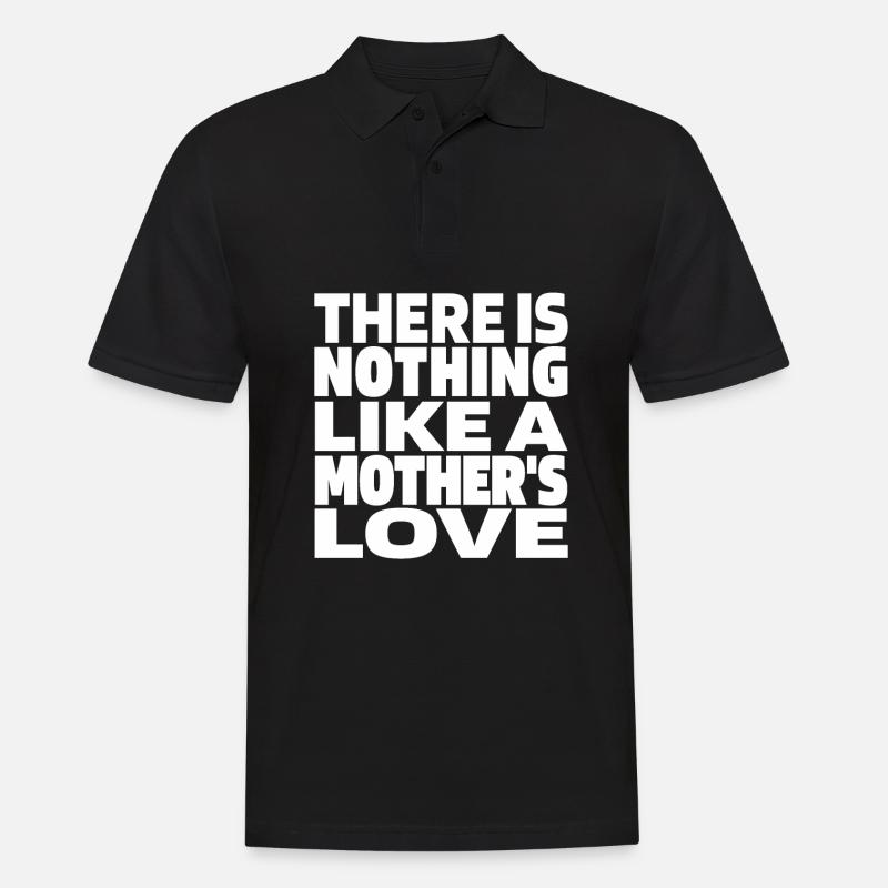 Mom Mutter Liebe - Männer Poloshirt - Schwarz